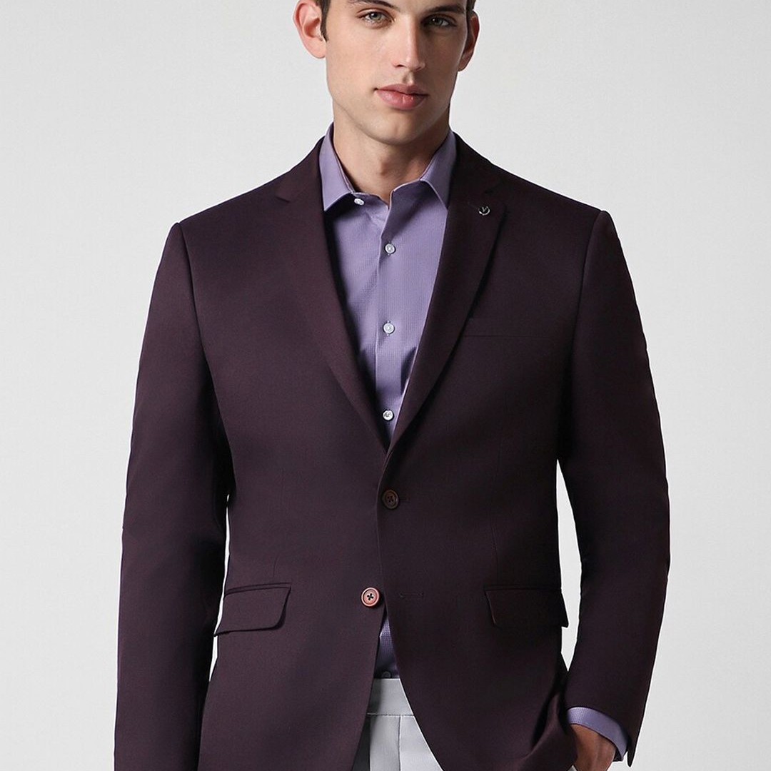 Van Heusen Slim-Fit Single Breasted Blazer