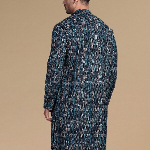 Sanwara Men Geometric Embroidered Straight Kurta