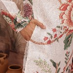 Sangria Floral Print Pure Cotton Kurta