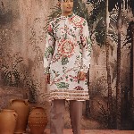 Sangria Floral Print Pure Cotton Kurta