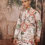 Sangria Floral Print Pure Cotton Kurta