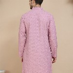 Jompers Men Geometric Embroidered Sequinned Kurta