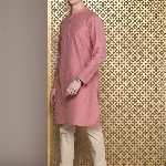 House of Pataudi Self Embroidered Jashn kurta