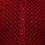 House of Pataudi Ethnic Motif Embroidered Mandarin Collar Round Neck Sequins Kurta