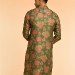 Diwas by Manyavar Men Floral Printed Kurta
