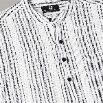 HERE&NOW Striped Cotton Short Kurta