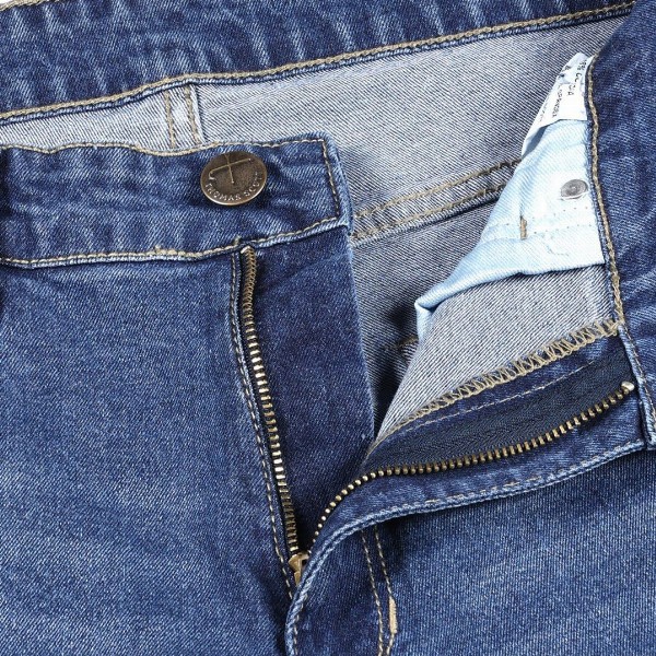 Thomas Scott Men Smart Bootcut Clean Look Light Fade Stretchable Jeans