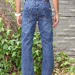 Thomas Scott Men Smart Bootcut Clean Look Light Fade Stretchable Jeans