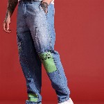 MARVEL STREET Men Buda Fit Light Fade Printed Jeans