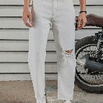 High Star Men relaxed fit heavy distress jeans