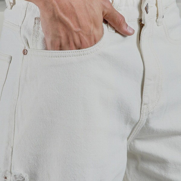 High Star Men relaxed fit heavy distress jeans