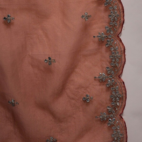 Indo Era Ethnic Motifs Embroidered Regular Gotta Patti Kurta with Trouser & Dupatta