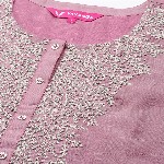 Varanga Floral Zari Embroidered Chanderi Silk Kurta With Trouser & Sequined Dupatta.