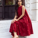 GoSriKi Women Printed Regular Kurta with Palazzos