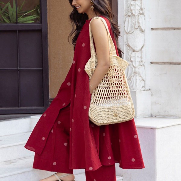 GoSriKi Women Printed Regular Kurta with Palazzos