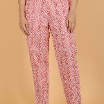 Aramya Paisley Printed V-Neck Regular Pure Cotton Kurta With Trouser With Dupatta