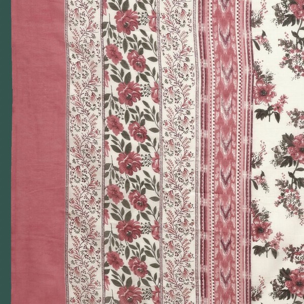 KALINI Floral Printed Pure Cotton Anarkali Kurta With Trousers & Dupatta