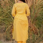 zuri Women Embroidered Regular Pure Cotton Kurta with Trousers