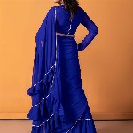 NUD Embellished Ruffles Saree