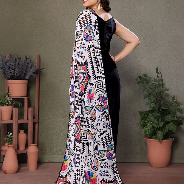 PHORIA STYLE Silk Blend Saree