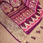 all about you Floral Pure Chiffon Saree