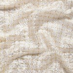 KALINI White & Black Checked Zari Silk Cotton Saree