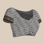 KALINI White & Black Checked Zari Silk Cotton Saree