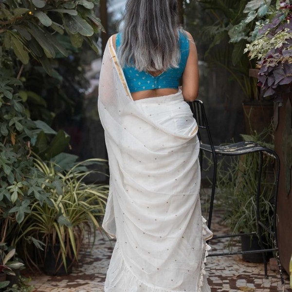 Suta Embellished Zari Pure Cotton Saree