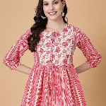 God Bless Floral Print Cotton Top