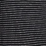 Mast & Harbour Black Striped Extended Sleeves Boxy Top