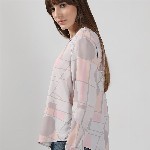 Vero Moda Women Abstract Printed V-Neck Top