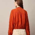 ONLY Tie-Up Neck Bohemian Blouson Top