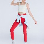 CAVA Ivory Striped Back Crop Tank