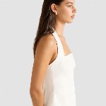 Forever New Women Halter Neck Peplum Top