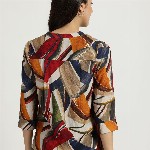 FableStreet Women Red Abstract Printed Top