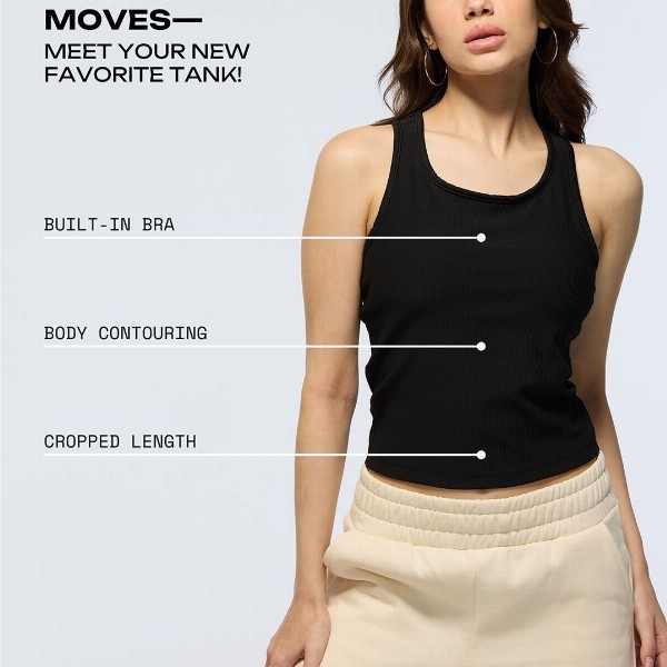 Cava Black Crop Tank Us Later Top