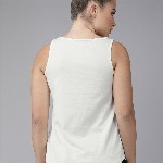 Roadster White Yellow Striped Tank Top