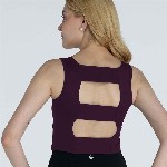 CAVA Wine Styled Back Crop Tank