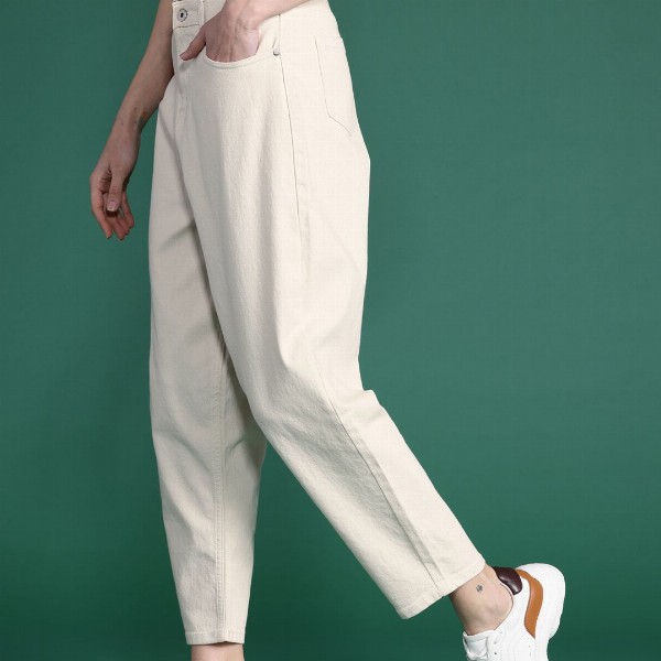 DressBerry Women High-Rise Slouchy Fit Stretchable Jeans