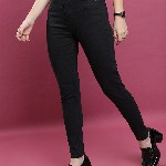 Basics By Tokyo Talkies Women Skinny Fit Clean Look Stretchable Jeans