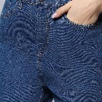 High Star Stretch Straight Fit Clean Look Jeans