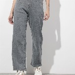 The Roadster Life Co. Women Straight Fit High-Rise Stretchable Jeans