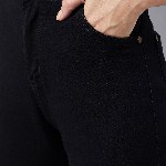 DOLCE CRUDO Women Black Skinny Fit High-Rise Stretchable Jeans