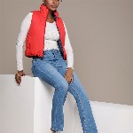 The Roadster Life Co. Women Skinny Flared Fit Light Fade Stretchable Jeans