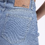 glitchez Women Wide Leg Light Fade Jeans