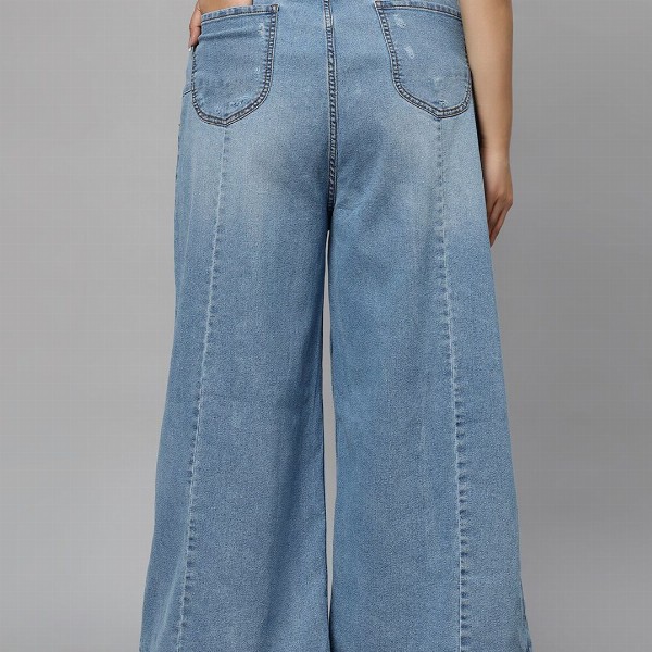 Turning Blue Women Plus Size Extra Wide Jeans