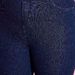 SASSAFRAS Curve Women Plus Size Navy Blue Flared High-Rise Stretchable Jeans