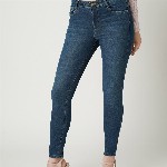Kraus Jeans Women Skinny Fit Mid-Rise Light Fade Jeans