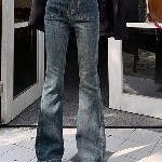 StyleCast Women Bootcut High-Rise Medium Fade Jeans