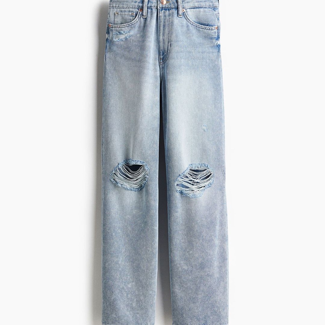 H&M Women Straight High Jeans